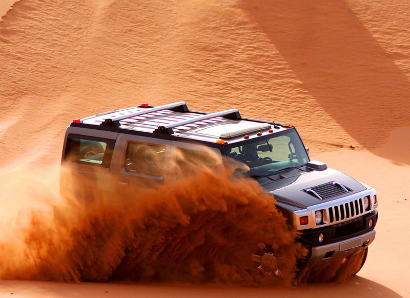 Hummer desert safari in Dubai